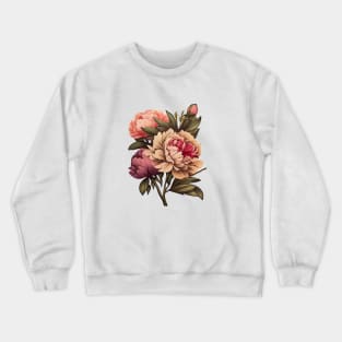 Peonies Crewneck Sweatshirt